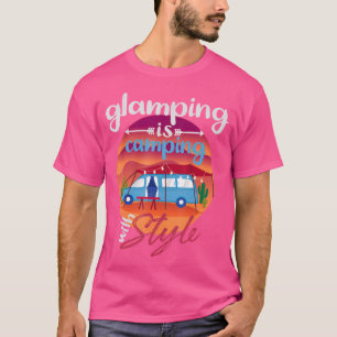 Camiseta Acampamento Com Estilo Engraçado Presente No Campo