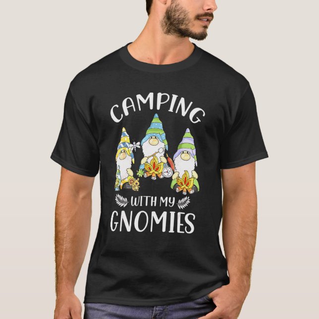 Camiseta Acampamento Com Meu Fantasma Engraçado (Frente)