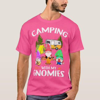 Camiseta Acampamento Com Minhas Gnomias Furiosas Férias Do