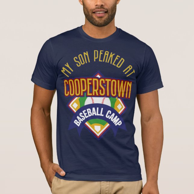 Camiseta Acampamento Cooperstown Baseball (Frente)