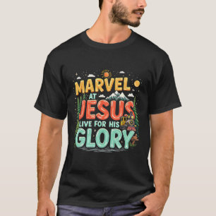 Camiseta Acampamento Cristão True North Vbs 2025 Sua Glória