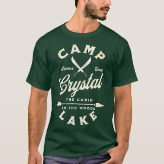 Camiseta Acampamento Crystal Lake Summer Camp na Floresta 1