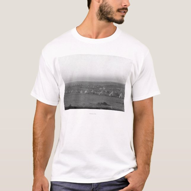 Camiseta Acampamento da 7a cavalaria no pinho Ridge (Frente)