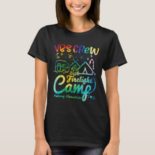 Camiseta Acampamento da Equipe Vbs Fogo da Escola Bíblica d