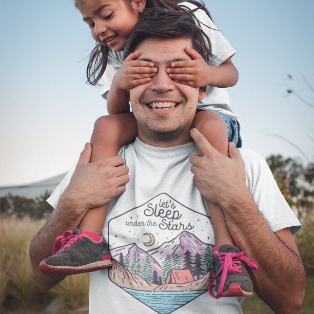 Camiseta Acampamento da família bonita (Criador carregado)