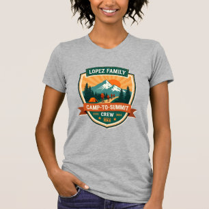 Camiseta Acampamento da Família Lopez à Equipe do Cume Vint