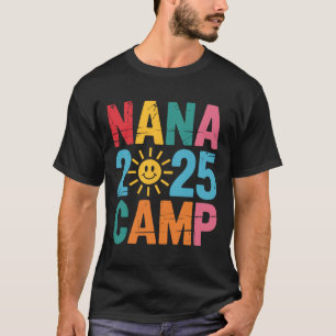 Camiseta Acampamento da Nana 2025 Férias em Família Verão E