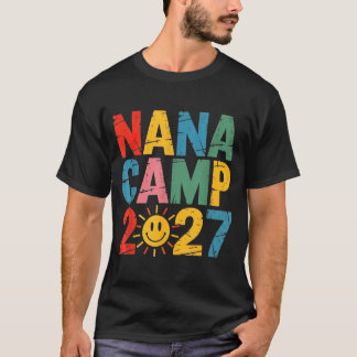 Camiseta Acampamento da Nana 2027 férias em família verão t
