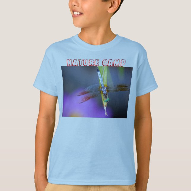 Camiseta Acampamento da natureza (Frente)