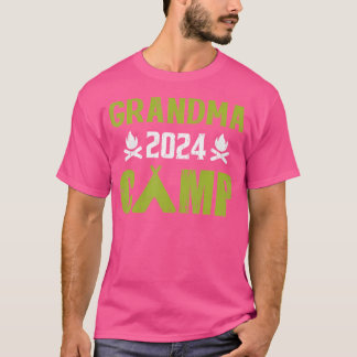 Camiseta Acampamento da Vovó 2024 Férias em Família Verão C