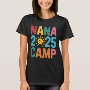 Camiseta Acampamento da Vovó 2025 Férias em Família Equipe