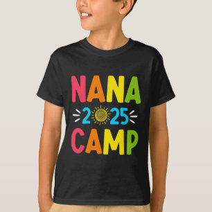 Camiseta Acampamento da Vovó 2025 Férias em Família Tripula