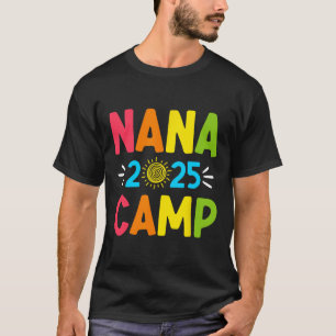 Camiseta Acampamento da Vovó 2025 Férias em Família Tripula