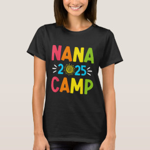 Camiseta Acampamento da Vovó 2025 Férias em Família Tripula