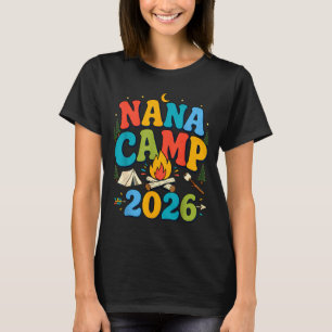 Camiseta Acampamento da vovó 2026 retro avó acampamento fam