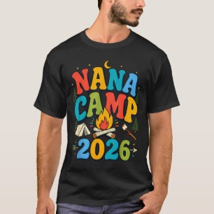 Camiseta Acampamento da vovó 2026 retrô avó acampamento fam