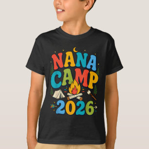 Camiseta Acampamento da vovó 2026 retro avó acampamento fam