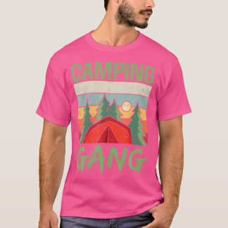 Camiseta Acampamento de acampamento de gangue acampamento C