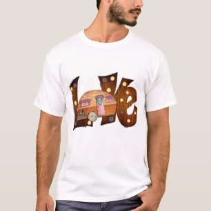 Camiseta Acampamento de amor Bonito