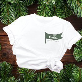 Camiseta Acampamento de Bandeira Verde de Montanha Camp Bac