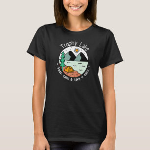 Camiseta Acampamento de Barco de pesca - Tire o Lago Trophy