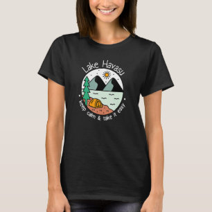Camiseta Acampamento de Barcos de pesca - Calma Lago Havasu