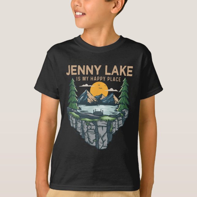 Camiseta Acampamento de Barcos - Meu Lugar Feliz, Jenny Lak (Frente)