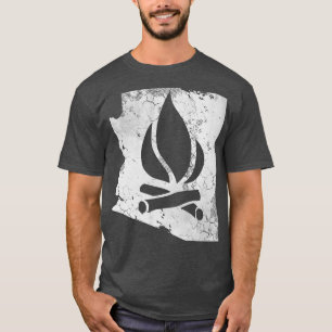 Camiseta Acampamento de Bombeiros do Campo de Mapeamento do