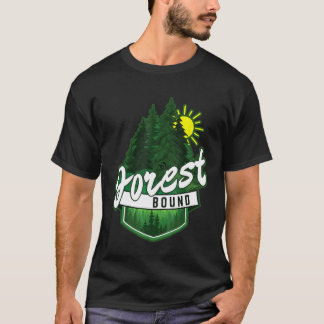 Camiseta Acampamento de caminhada na floresta limitada  2