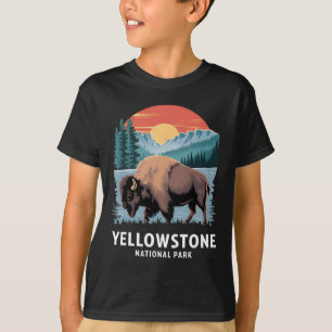 Camiseta Acampamento de caminhada Parque Nacional de Yellow