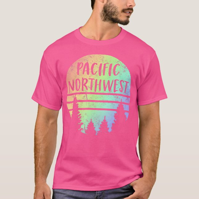 Camiseta Acampamento de Caminho do Arco-Íris no Noroeste do (Frente)