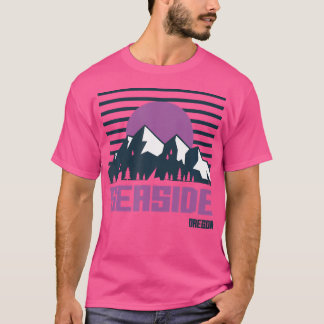 Camiseta Acampamento de Caminho no Lago Sede Oregon Vintage