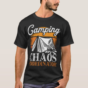 Camiseta Acampamento de Caos de Campanha de Impressão Secun