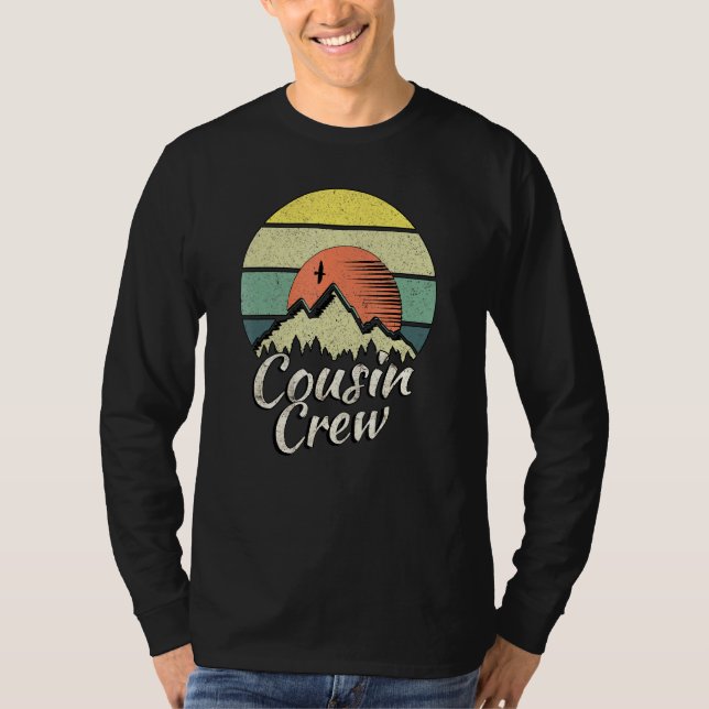 Camiseta Acampamento de Cousin Crew ao ar livre Acampamento (Frente)