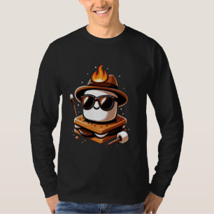 Camiseta Acampamento de Dança de Barragem de Barragem de Cu