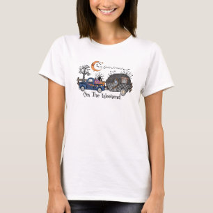 Camiseta Acampamento de Dia de as Bruxas engraçado