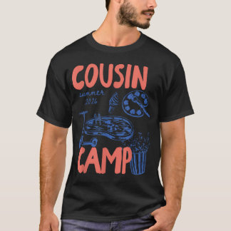 Camiseta Acampamento de Férias de Verão de 2026 do Acampame