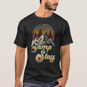 Camiseta Acampamento de Funcionarios ao ar livre no verão s