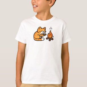 Camiseta Acampamento de Gatinhos