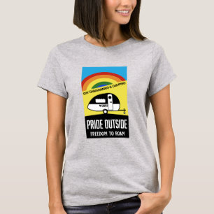 Camiseta acampamento de gay caravana