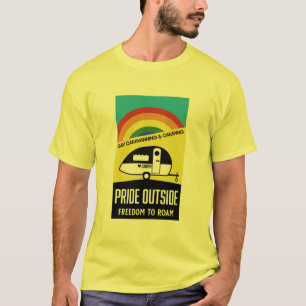 Camiseta acampamento de gay caravana
