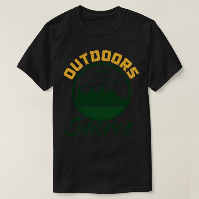 Camiseta Acampamento De Incêndios E Pequenos (Frente do Design)