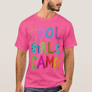 Camiseta Acampamento de Meninas legal Aproxima Meninas Meni