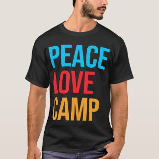 Camiseta Acampamento de Paz e Amor amigos