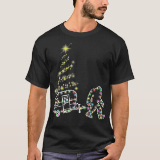 Camiseta Acampamento de Pé-Grande Campanha de Natal Camper 