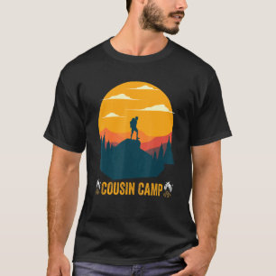 Camiseta Acampamento de Primos 2022 Amigos Verão Família Ca