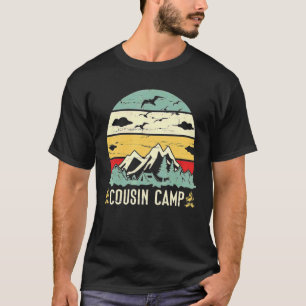 Camiseta Acampamento de Primos 2022 Família Acampando Verão