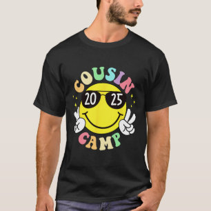 Camiseta Acampamento de Primos 2025 Acampamento Fogueira Fé