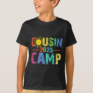 Camiseta Acampamento de Primos 2025 Acampamento Fogueira Fé