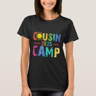 Camiseta Acampamento de Primos 2025 Acampamento Fogueira Fé